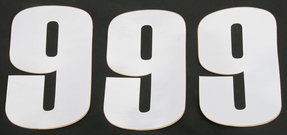 MOOSE Racing number moose #9 6 white wit | Femon Parts