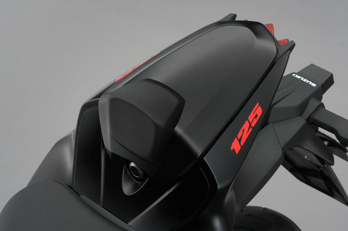 Buddyseat cover GSX-S/R125 Mat zwart