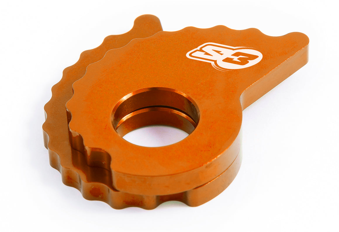 S3 Parts CHAIN ADJUSTER RACING D17MM ORANGE