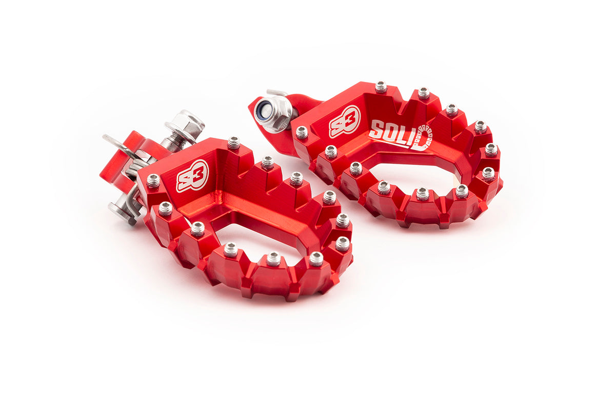 S3 Parts FOOTPEGS S3  AFRICA TWIN RED