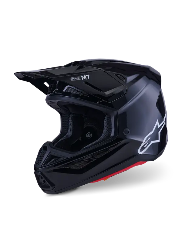 Helm SM7 Zwart Glans