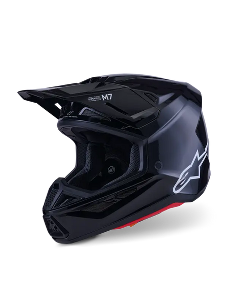 Helm SM7 Zwart Glans