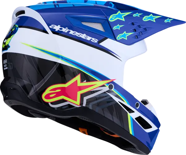 Alpinestars Helm SM3 FALCON Blauw/Zwart/Roze
