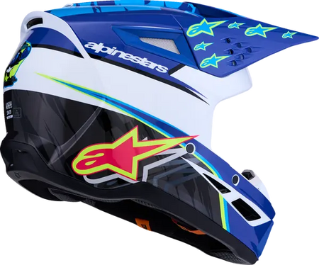 Alpinestars Helm SM3 FALCON Blauw/Zwart/Roze
