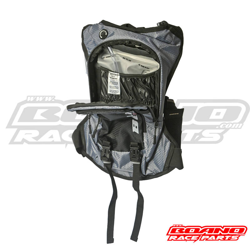 BOANO B-Drink rugzak met drinkzak 2,5 l, grijs