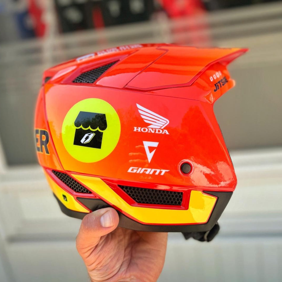 Jitsie Custom HT3 Helmet Sticker Wrap Solid 2025