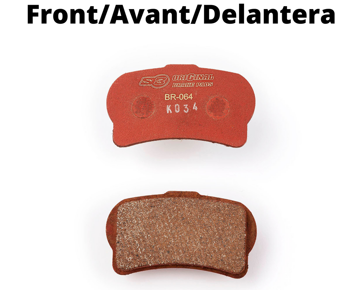 S3 Parts "ORIGINAL" BRAKE PADS HIGH QUALITY