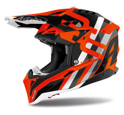Aviator-Helm 3 Regenbogenorange matt