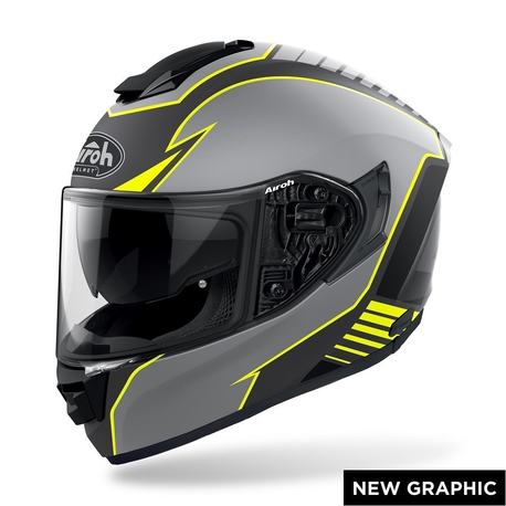 Airoh Hjälm ST501 Type yellow matt Helm