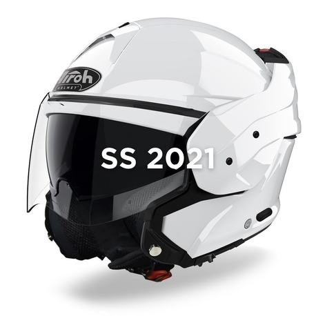 Airoh Mathisse Color white gloss Systeemhelm image 2