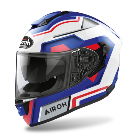 Airoh ST.501 Square blue/red gloss Helm