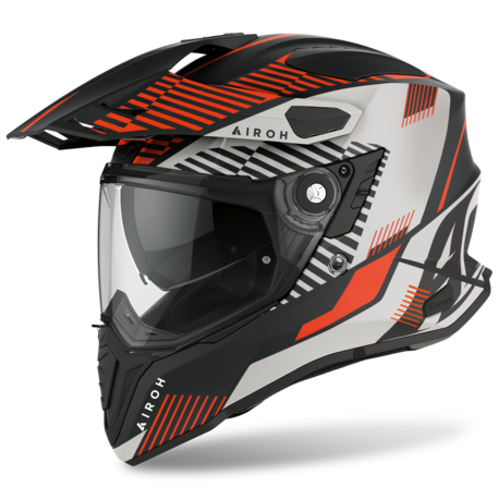 Airoh Commander Boost orange matt Adventure Helm