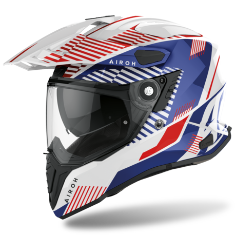 Airoh Commander Boost white/blue gloss Adventure Helm
