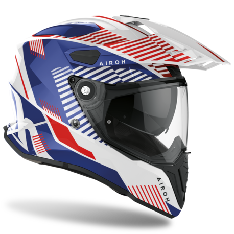 Airoh Commander Boost white/blue gloss Adventure Helm image 2