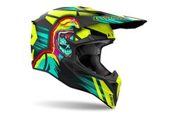 Helmet Wraaap Cyber yellow matt