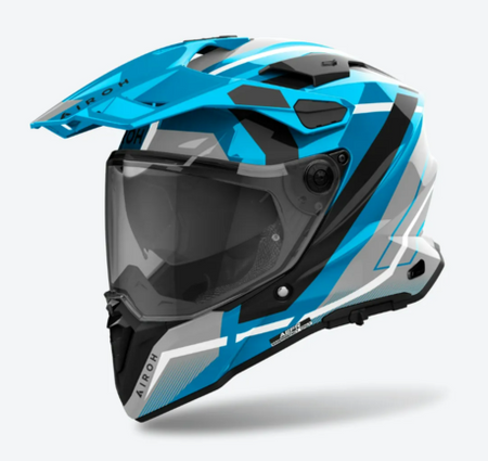 Airoh Helmet Commander 2 Mavick Cerulean Blue