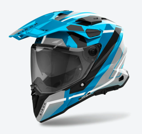 Airoh Helmet Commander 2 Mavick Cerulean Blue