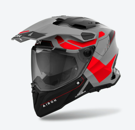 Airoh Helmet Commander 2 Reveal Red Fluo Matt