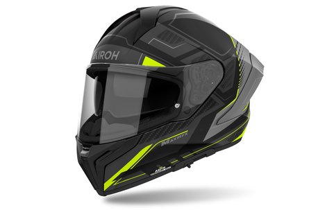 Airoh Helmet Matryx Rocket Yellow Matt