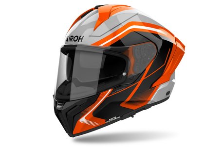 Airoh Helmet Matryx Wide Orange Gloss