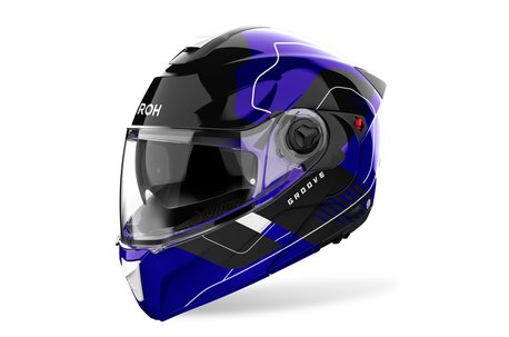 Airoh Helmet Specktre Groove Blue Gloss