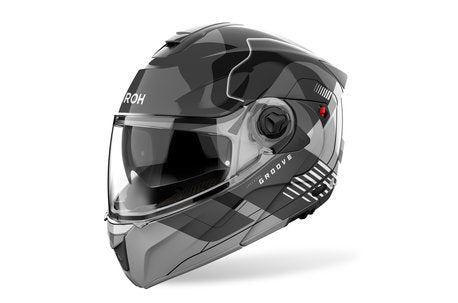 Airoh Helmet Specktre Groove Grey Gloss