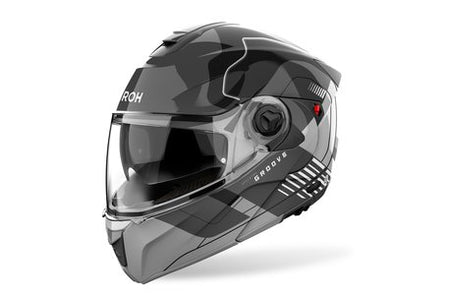 Airoh Helmet Specktre Groove Grey Gloss
