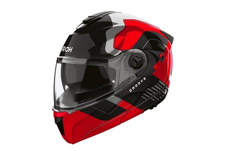 Airoh Helmet Specktre Groove Red Gloss