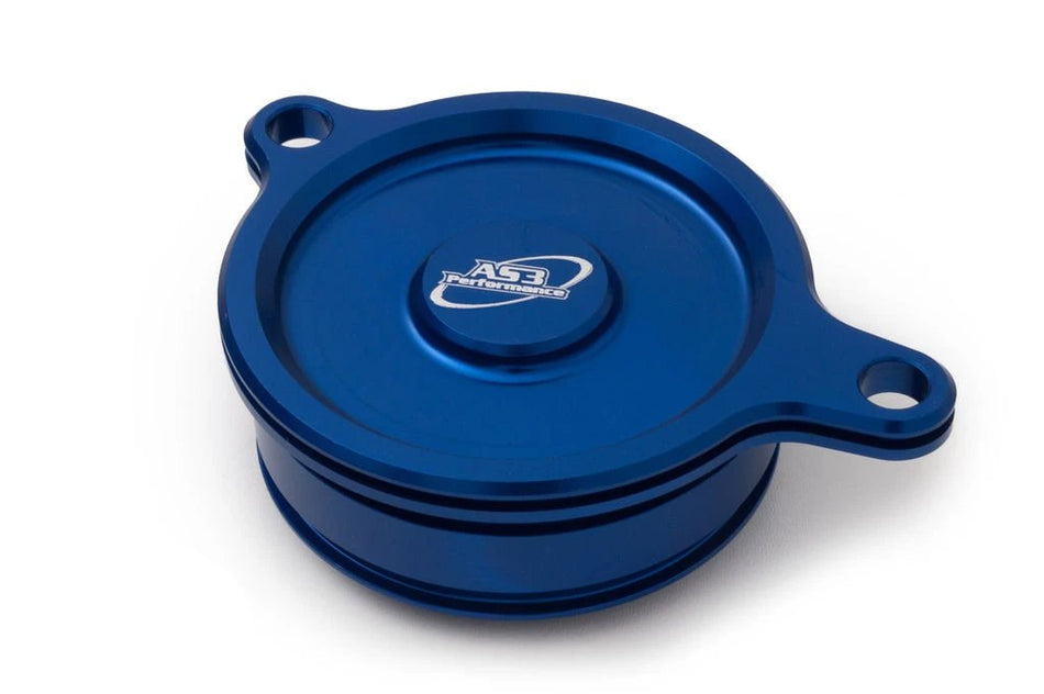 KAWASAKI KX 450 F 2006-2015 KLX 450 R 2008-2019 AS3 OIL FILTER CAP COVER BLUE