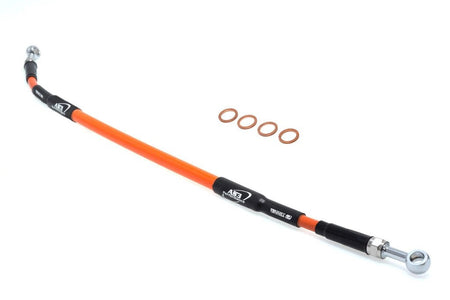 KTM 65 SX 2023-2026 AS3 VENHILL BRAIDED REAR BRAKE LINE HOSE ORANGE