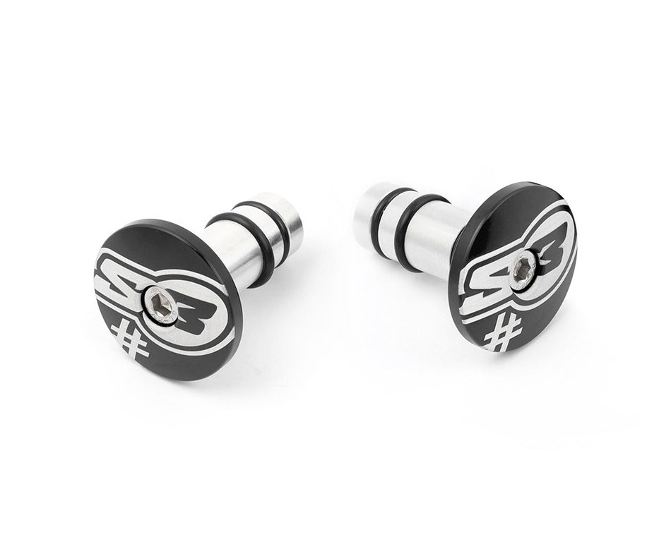 S3 Parts "S3 HANDLEBAR ENDS ""TOO"" BLACK"