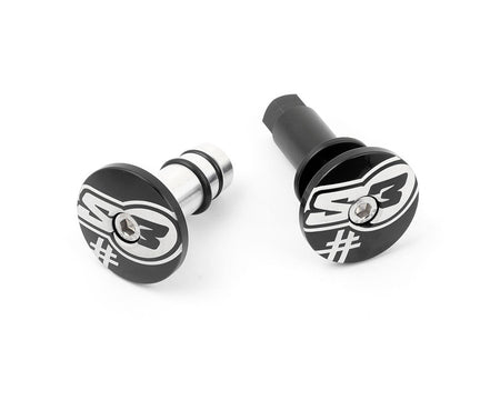 S3 Parts ENDS " FIVE" GAS SIDE TURN, BLACK