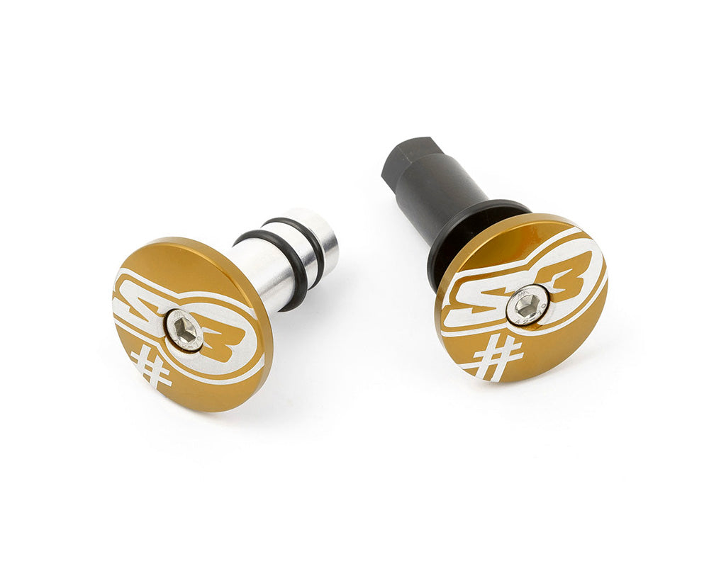S3 Parts ENDS " FIVE" GAS SIDE TURN, GOLD