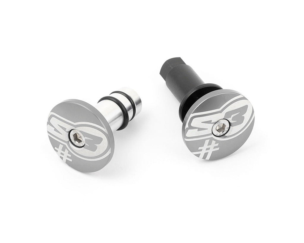 S3 Parts ENDS " FIVE" GAS SIDE TURN, SILVER