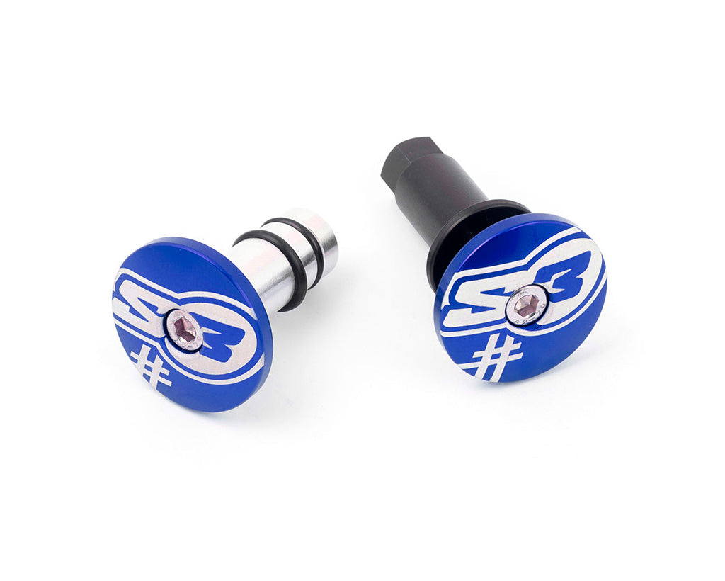 S3 Parts ENDS " FIVE" GAS SIDE TURN, BLUE