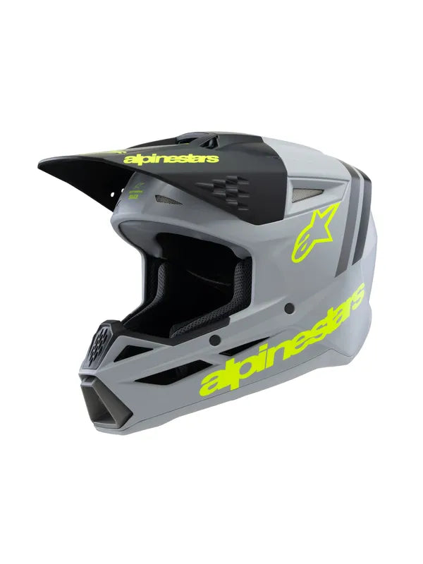 Helm Jeugd SM3 RADIUM GY/Zwart/Geel