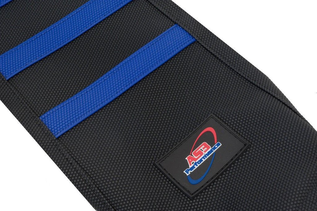 YAMAHA YZ 250 F 2024-2025 YZ 450 F 2023-2025 WR 250 F 2025 WR 450 F 2024-2025 AS3 PERFORMANCE RIBBED GRIPPER SEAT COVER BLUE