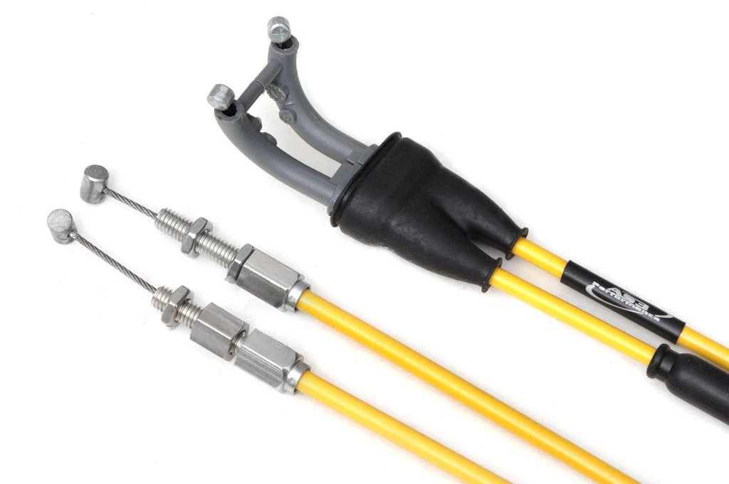SUZUKI RMZ 250 2019-2026 RMZ 450 2018-2026 AS3 VENHILL FEATHERLIGHT THROTTLE CABLES YELLOW