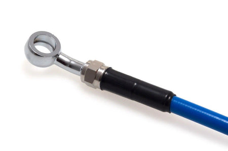 HUSQVARNA TC 65 2023-2026 AS3 VENHILL BRAIDED REAR BRAKE LINE HOSE BLUE