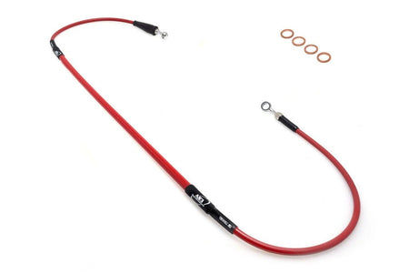 STARK VARG 2021-2026 AS3 VENHILL BRAIDED FRONT BRAKE LINE HOSE RED