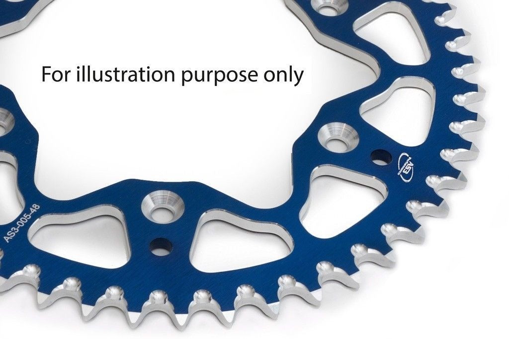 HUSQVARNA TC 65 2025-2026 AS3 7075 ALUMINIUM REAR SPROCKET 420 49T BLUE