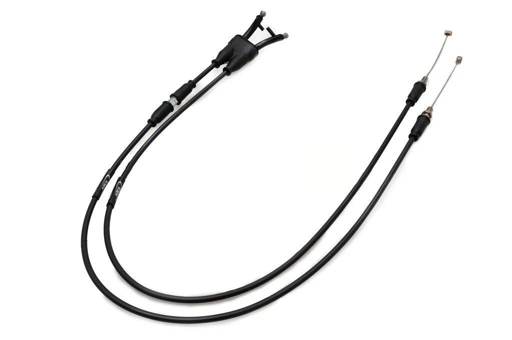 TRIUMPH 955I TIGER 2001-2006 AS3 VENHILL FEATHERLIGHT THROTTLE CABLES BLACK