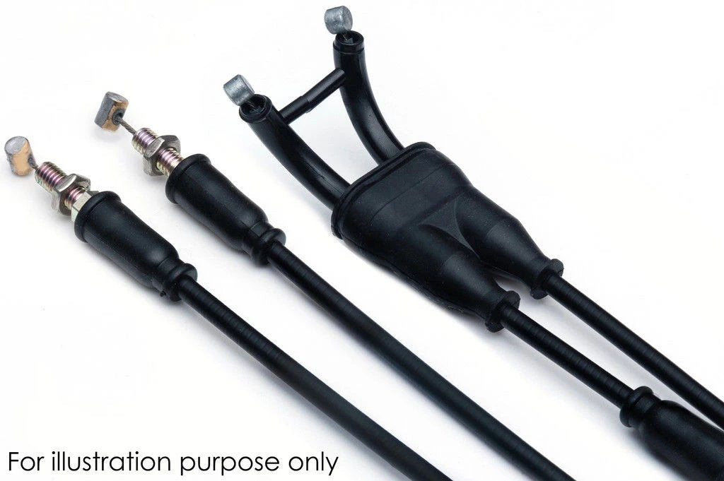 TRIUMPH 900 SCRAMBLER 2009-2016 865 BONNEVILLE SE 2009-2013 AS3 VENHILL FEATHERLIGHT THROTTLE CABLES BLACK