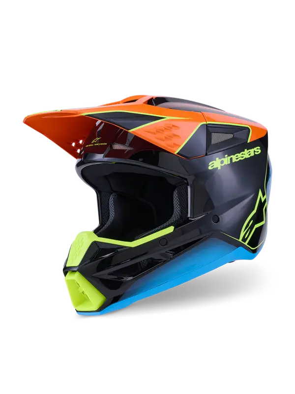 Helm SM3 FRAY Zwart/Oranje/Geel