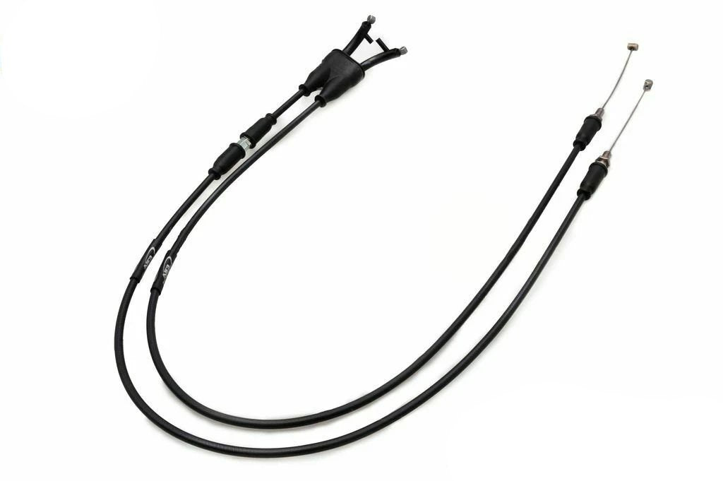 SUZUKI RMZ 250 2019-2026 RMZ 450 2018-2026 AS3 VENHILL FEATHERLIGHT THROTTLE CABLES BLACK