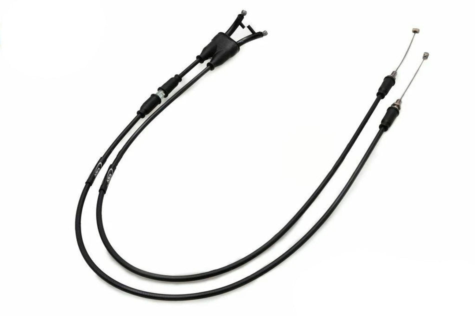 SUZUKI RMZ 250 2019-2026 RMZ 450 2018-2026 AS3 VENHILL FEATHERLIGHT THROTTLE CABLES BLACK