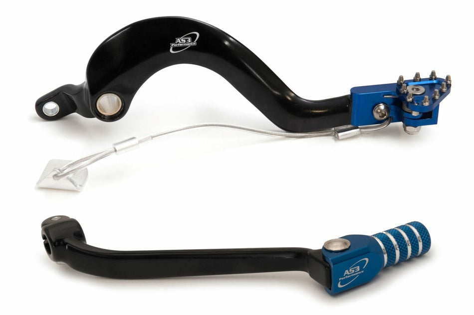 AS3 Versnellingspook & Rempedaal Set Blauw