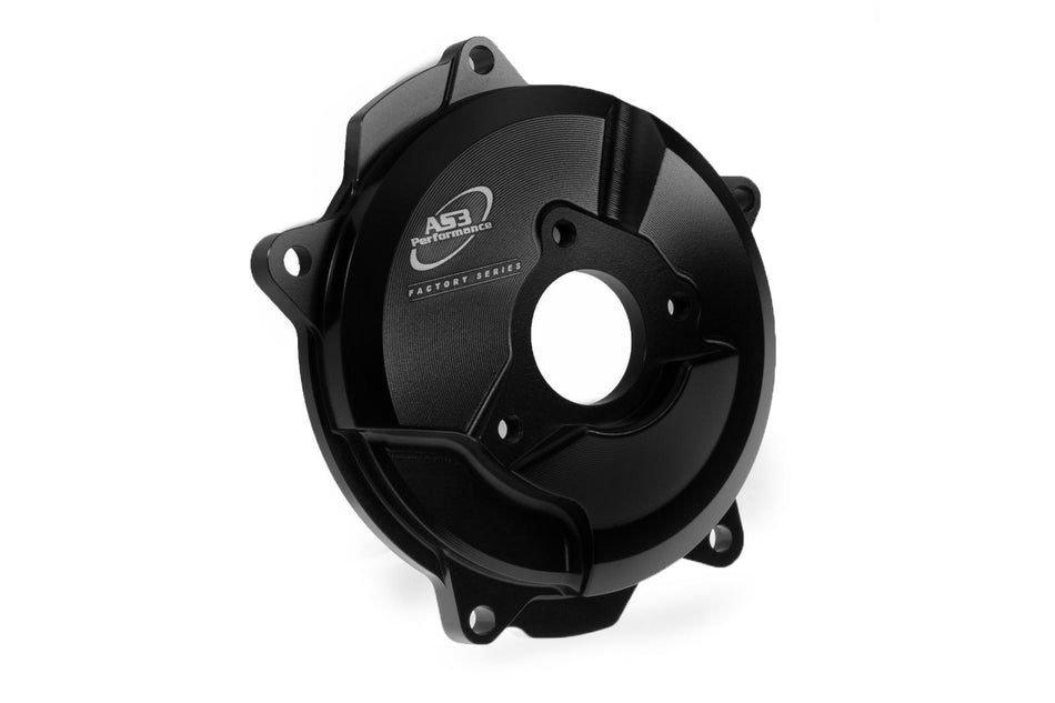 HUSQVARNA TC 65 2017-2023 AS3 FACTORY SERIES HARD ANODISED CLUTCH COVER BLACK