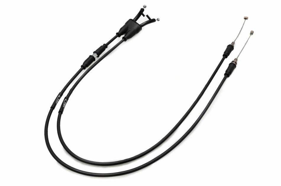 KAWASAKI VERSYS X 300 2017-2025 AS3 VENHILL FEATHERLIGHT THROTTLE CABLES BLACK