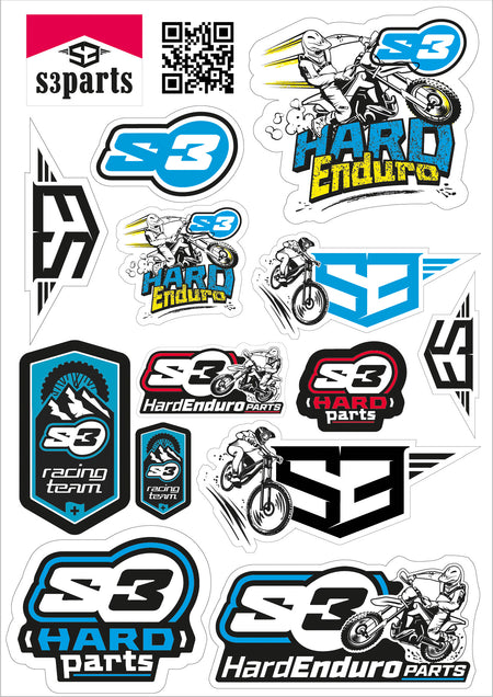 S3 Parts LOGO STICKERS S3 ENDURO